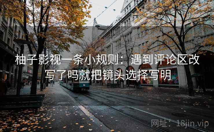 柚子影视一条小规则：遇到评论区改写了吗就把镜头选择写明